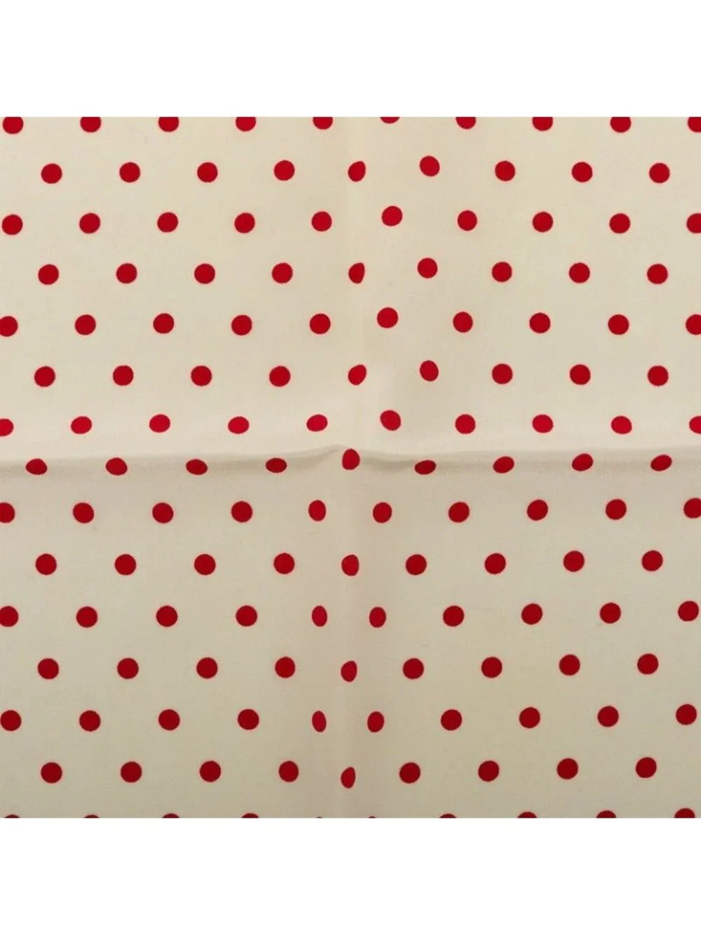 Chanel CC Logo Scarf Red Ivory Silk